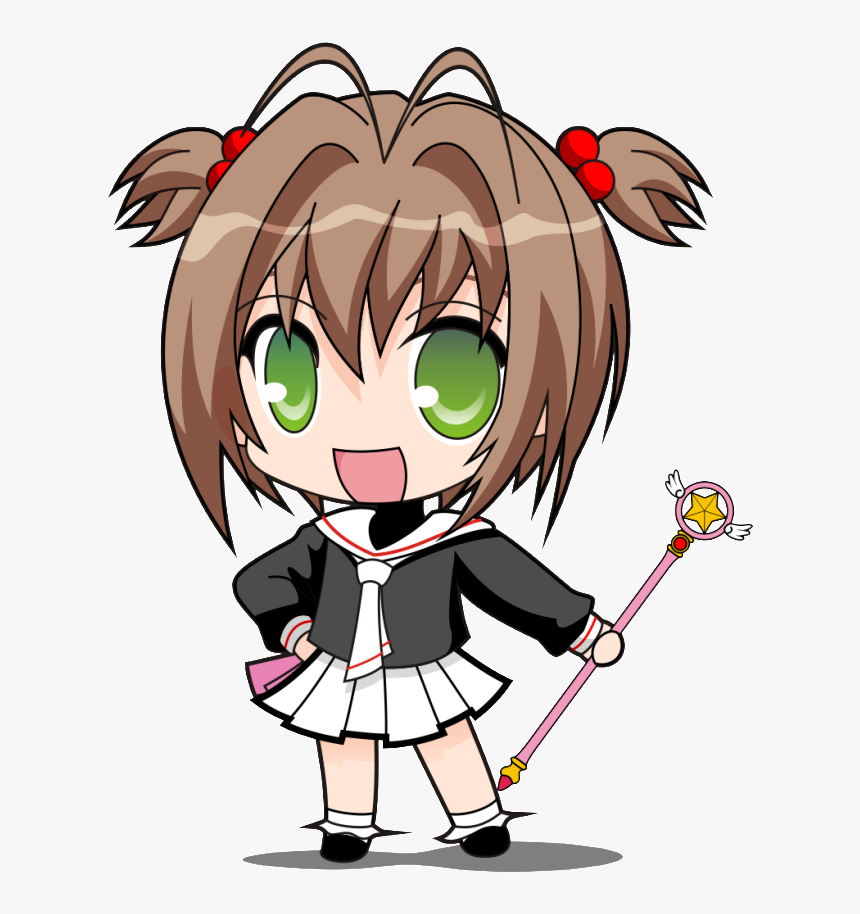 Anime And Chibi Image - Anime Chibi Sakura Card Captor, HD Png Download, Free Download