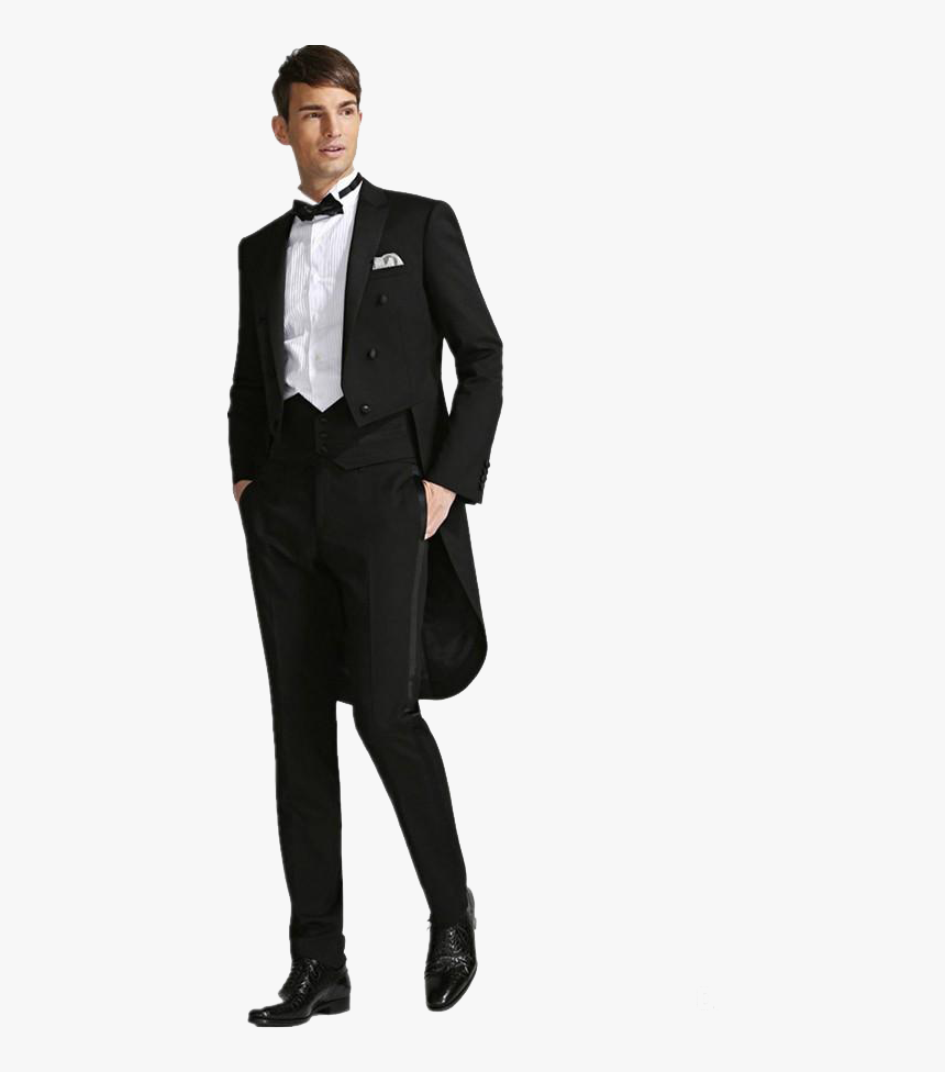 Black Tuxedo Suit Png Free Download - Tuxedo Hd, Transparent Png, Free Download