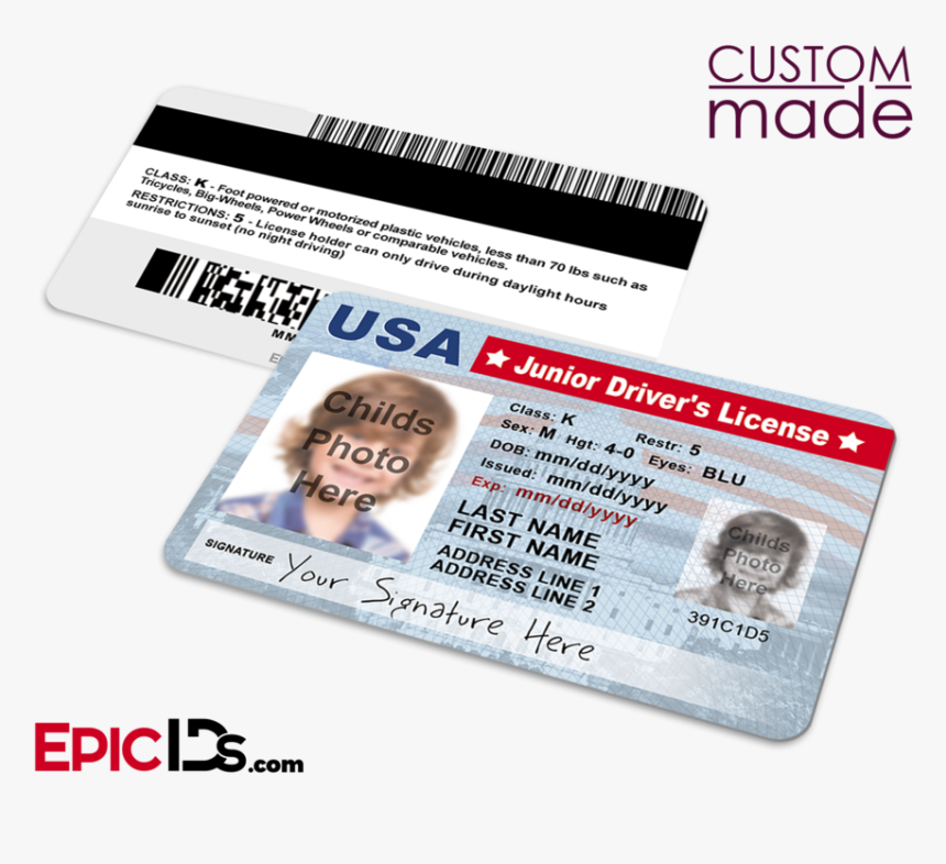Novelty Junior Driver"s License, Class - Resident Evil Drivers Licence, HD Png Download, Free Download