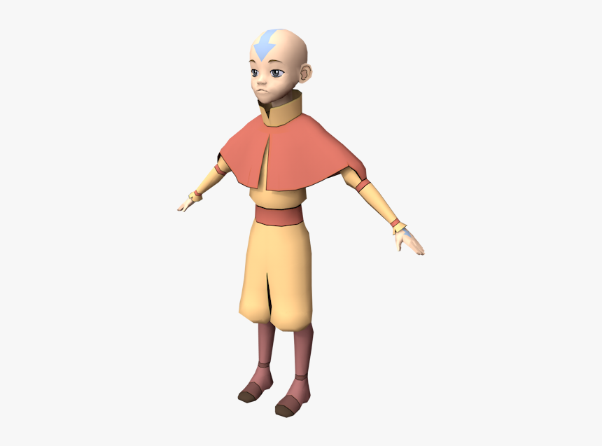 Download Zip Archive - Avatar The Last Airbender Aang Model Sheet, HD Png Download, Free Download