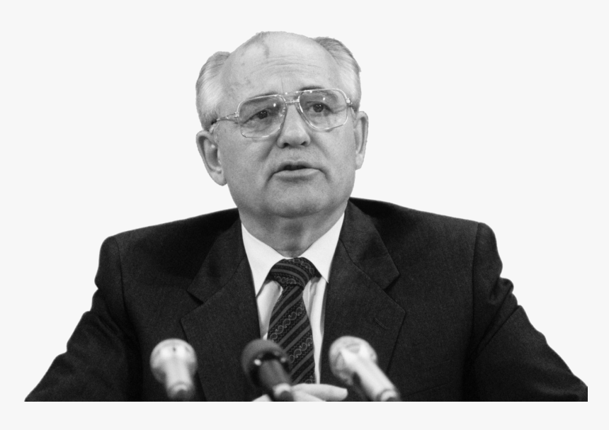 Gorbachev-largebw - Mikhail Gorbachev, HD Png Download, Free Download