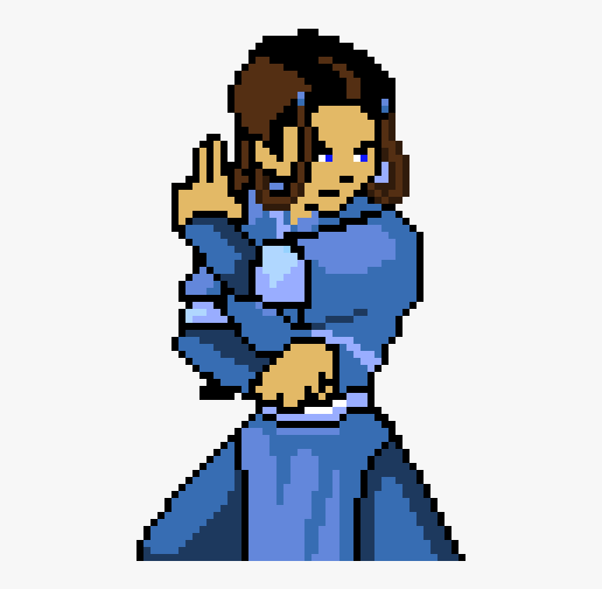 Avatar The Last Airbender Pixel Art , Png Download - Minecraft Avatar Pixel Art, Transparent Png, Free Download