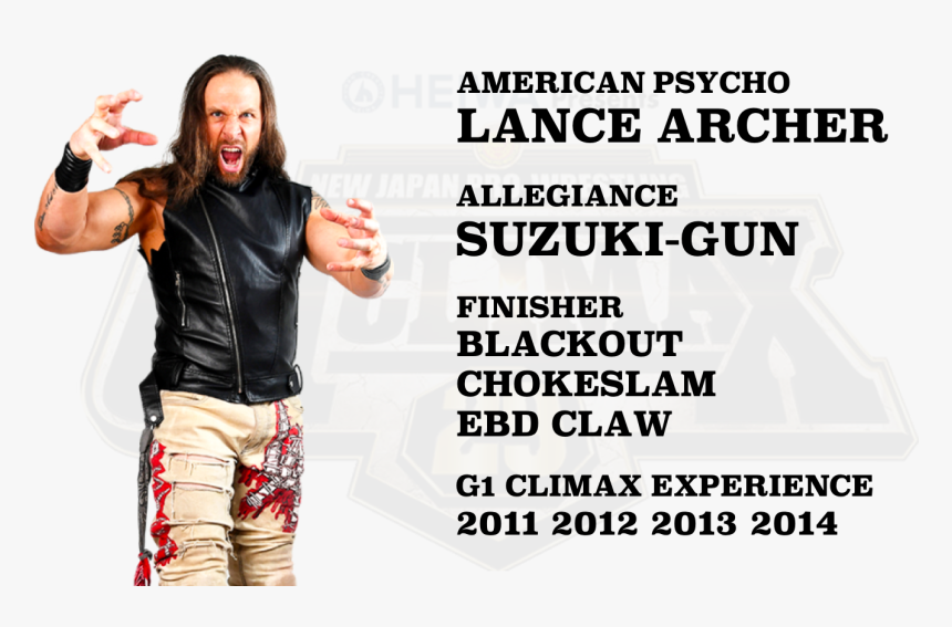 Lance Archer Transparent Njpw, HD Png Download, Free Download