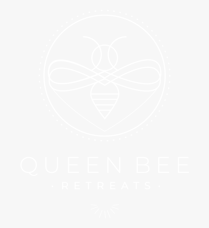 Queen Bee Retreats Logo - Johns Hopkins Logo White, HD Png Download, Free Download