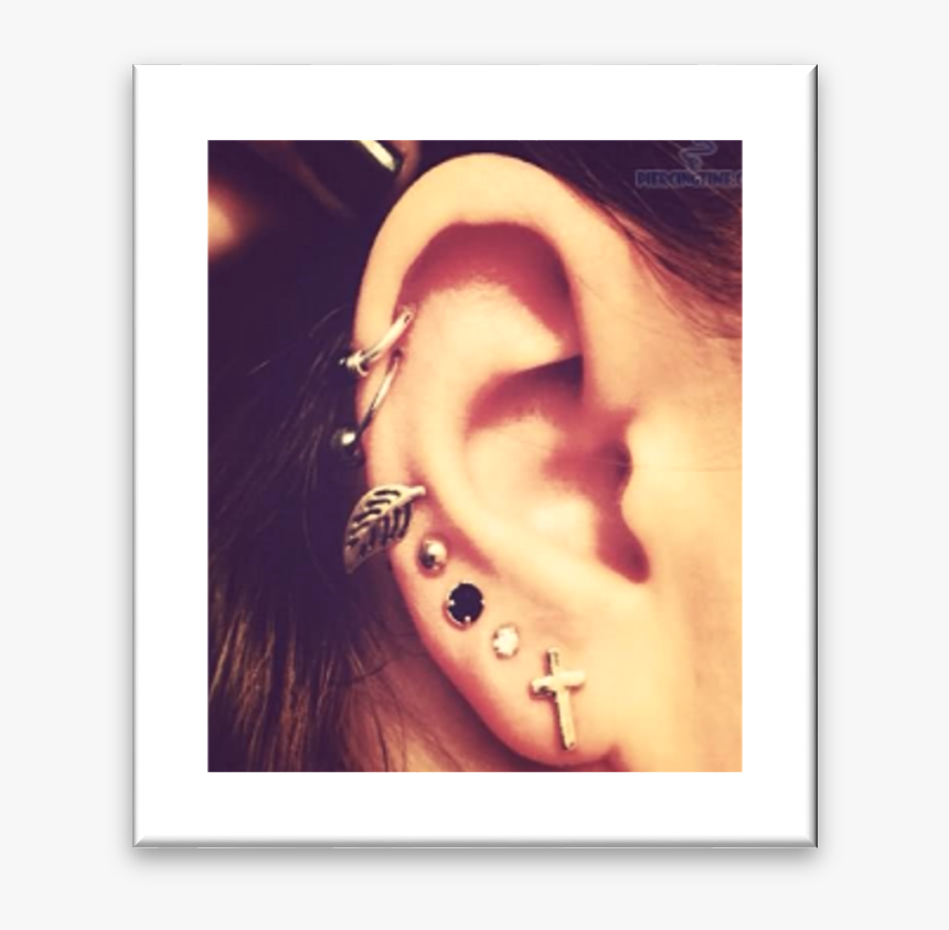 Helix And Lobe Piercing, HD Png Download, Free Download