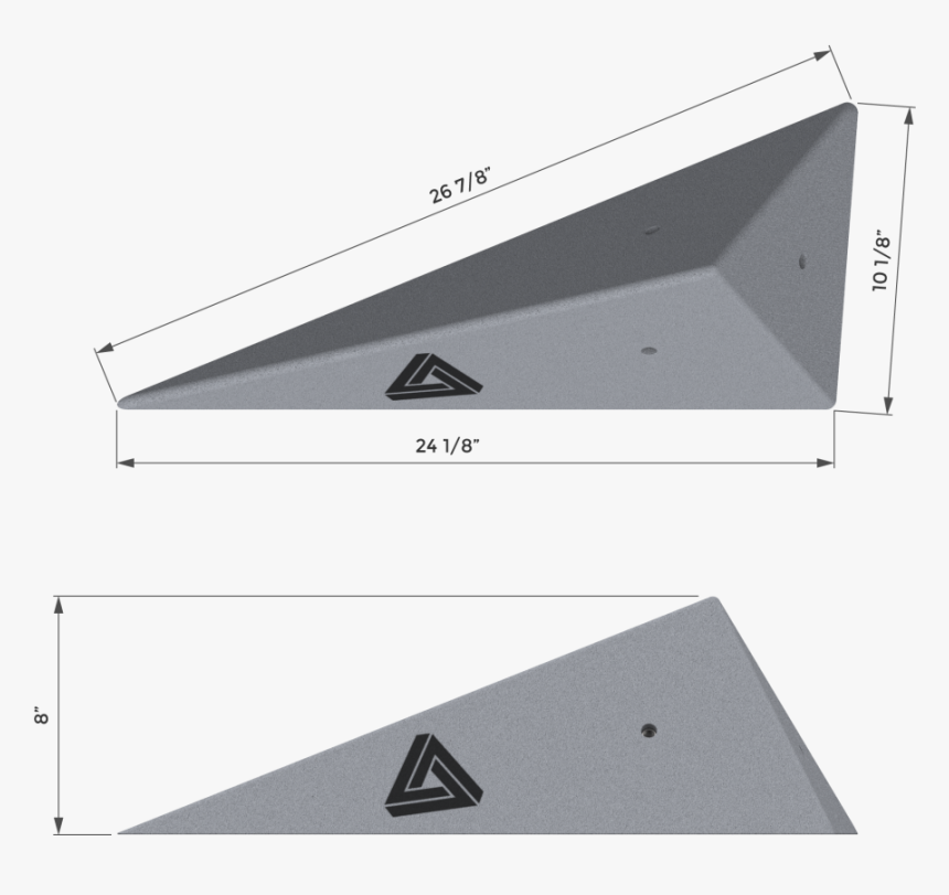 2 Face Triangle Shape Dimension - Ceiling, HD Png Download, Free Download