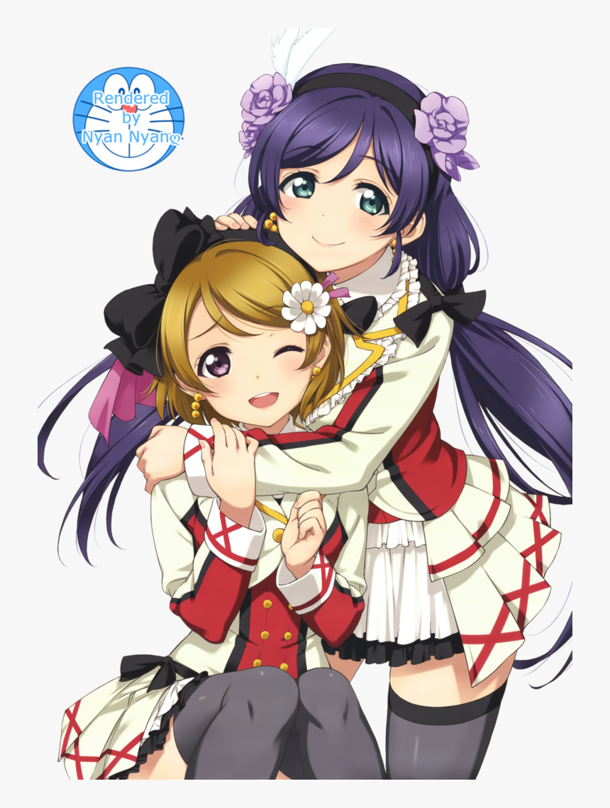Transparent Nozomi Tojo Png - Love Live Nozomi And Hanayo, Png Download, Free Download