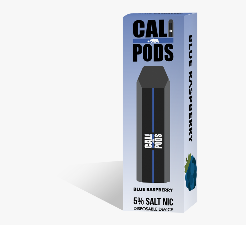 Blue Raspberry Cali Disposable - Pod Cali, HD Png Download, Free Download