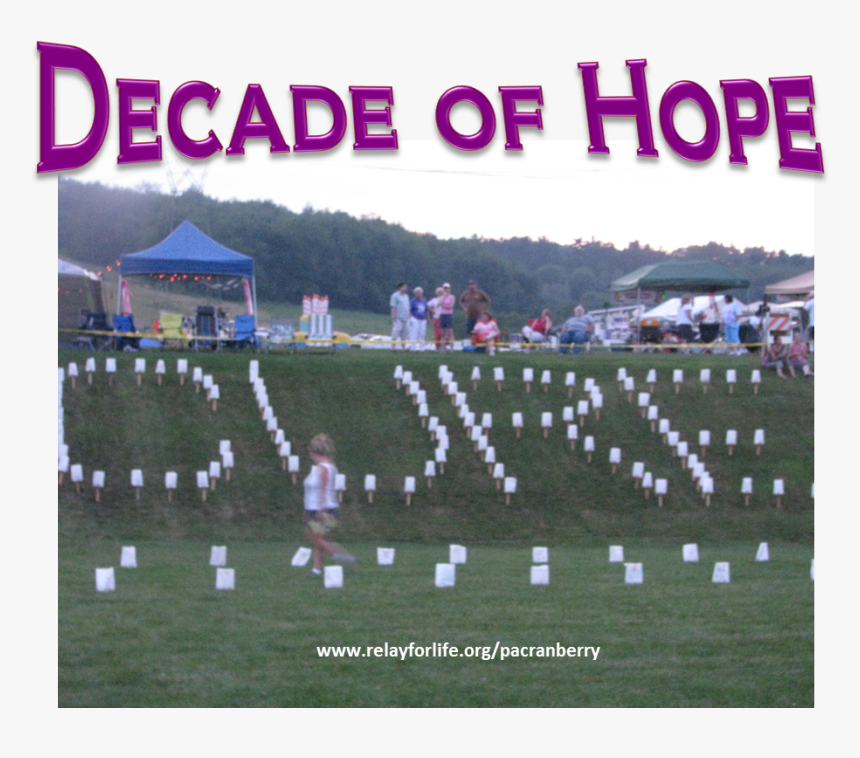2013 Relay For Life, "decade Of Hope"-2 - Grass, HD Png Download, Free Download