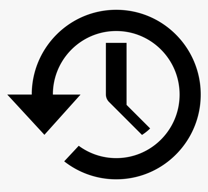 Back In Time - Time Vector Icon Png, Transparent Png, Free Download