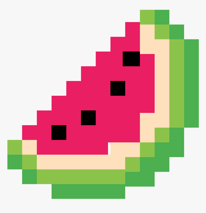 Minecraft Clipart , Png Download - Watermelon Pixel Art, Transparent Png, Free Download