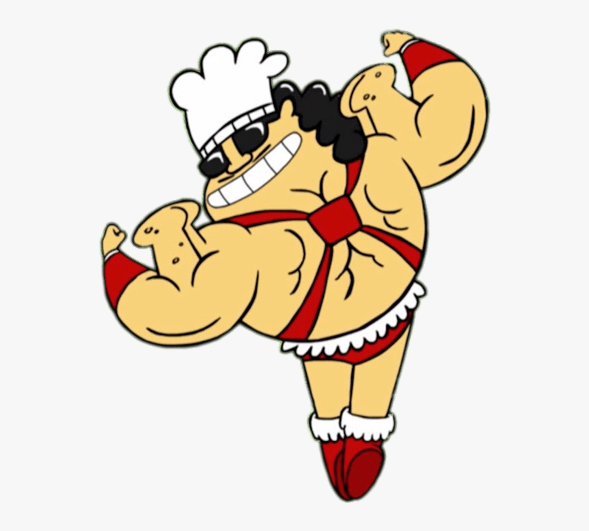 The Bread Maker Showing Muscles - Transparent Cartoon Showing Muscles, HD Png Download, Free Download