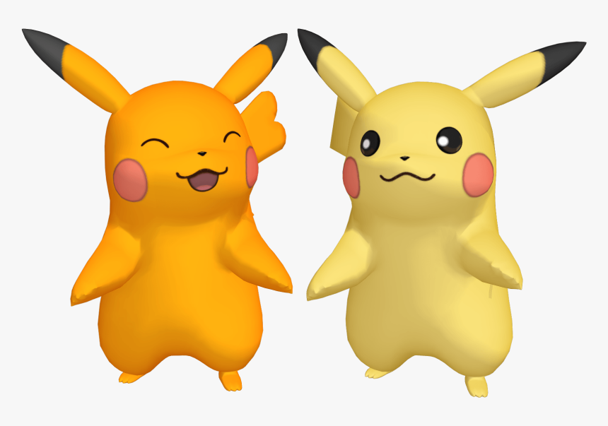 Transparent Pikachu 3d Png - Pikachu Model Download, Png Download, Free Download