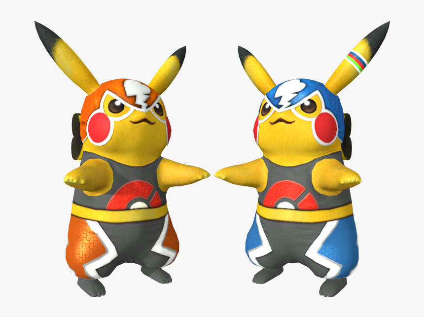 Download Zip Archive - Pikachu Libre 3d Model, HD Png Download, Free Download