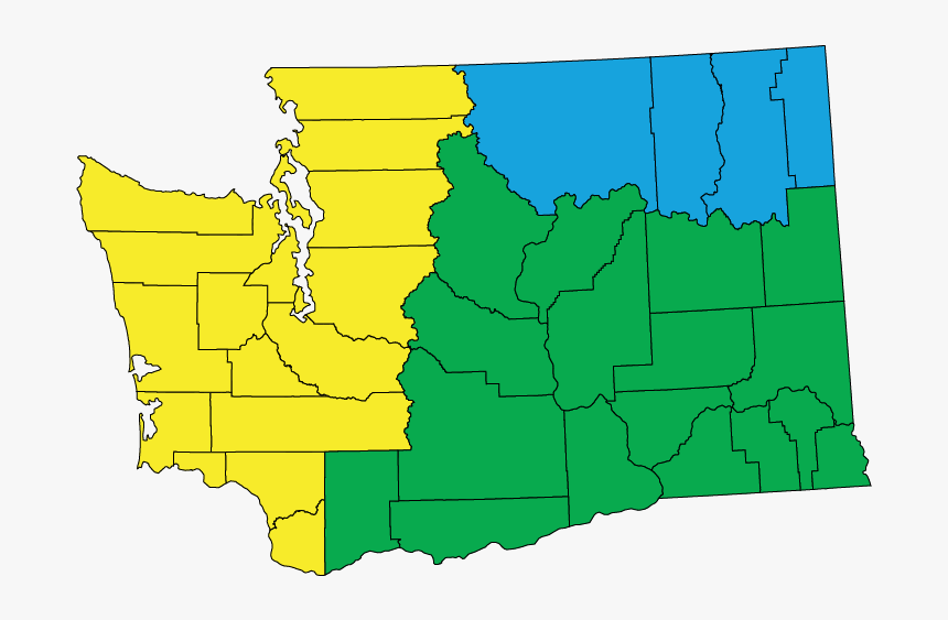 Washington Climate Zones - Map, HD Png Download, Free Download