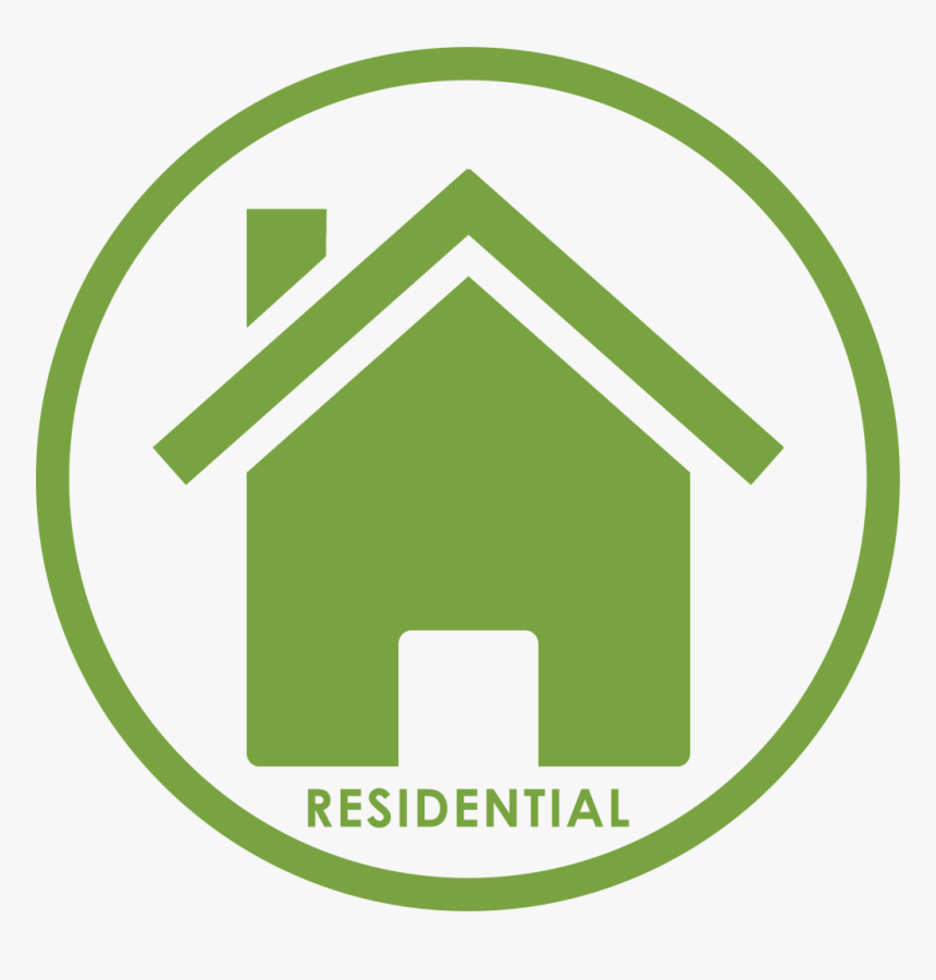 Residential Real Estate - Home Logo Button Png, Transparent Png, Free Download