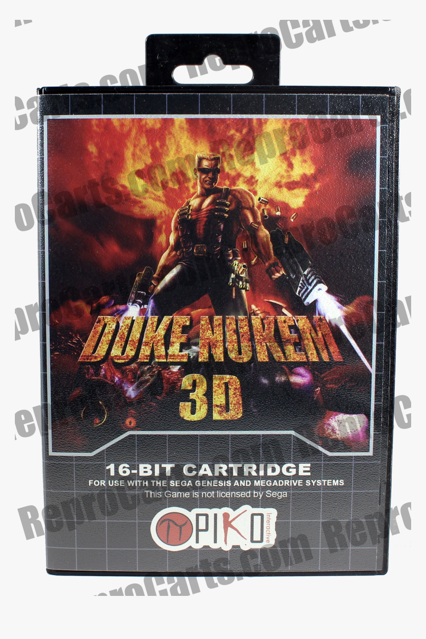 Duke Nukem 3d Megadrive - Duke 3d Genesis Cartridge, HD Png Download, Free Download