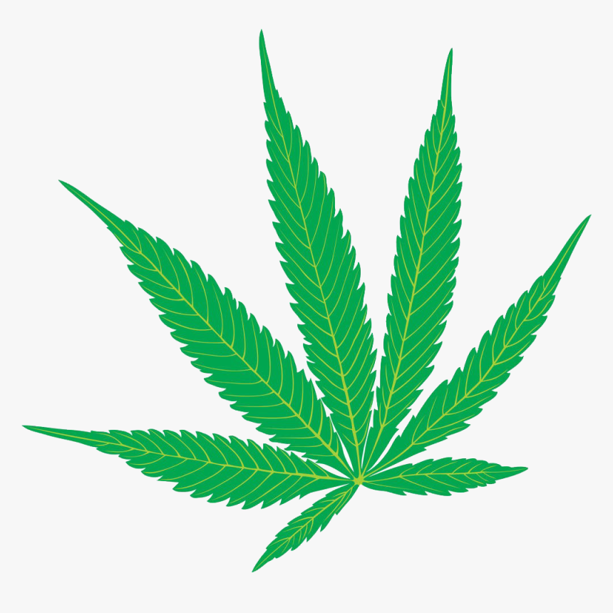 Cannabis Sativa Marijuana Hemp Clip Art - Marijuana Leaves Clip Art, HD Png Download, Free Download