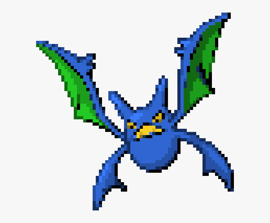 Pixel Art Pokemon Crobat, HD Png Download, Free Download