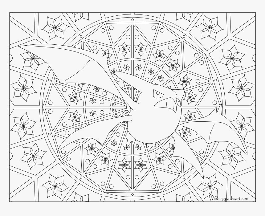 Adult Pokemon Coloring Pages, HD Png Download, Free Download