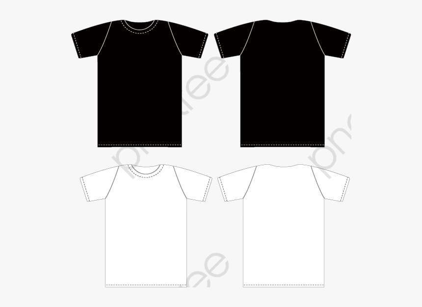 Download Vector Black And T Shirt Template Front And Back Black Generator Rex T Shirt Hd Png Download Kindpng