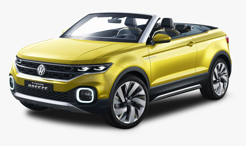 Volkswagen T Cross Breeze Yellow Car - Volkswagen New Car In India 2019, HD Png Download, Free Download