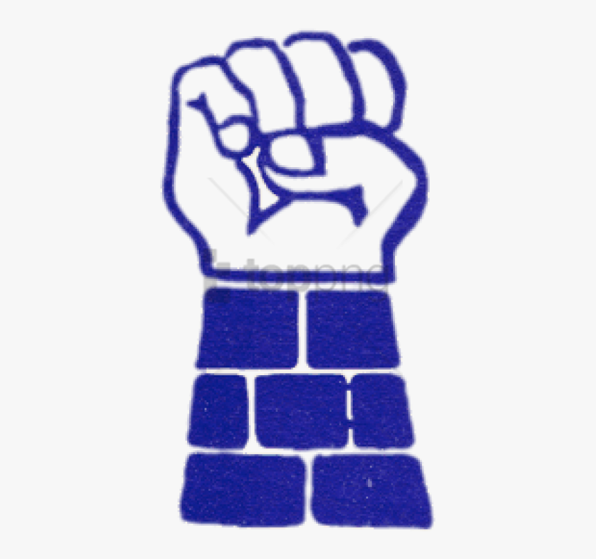 Clenched Fist Png - Poster On Struggle, Transparent Png, Free Download