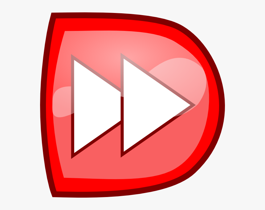 Red Button Png Forward, Transparent Png, Free Download