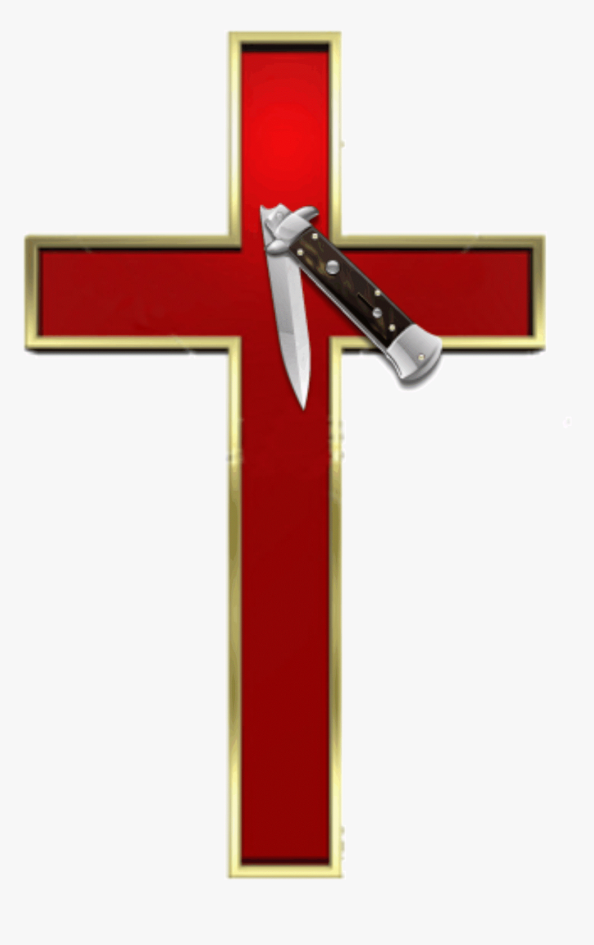 Cross And Switchblade , Png Download - Cross And A Switchblade, Transparent Png, Free Download