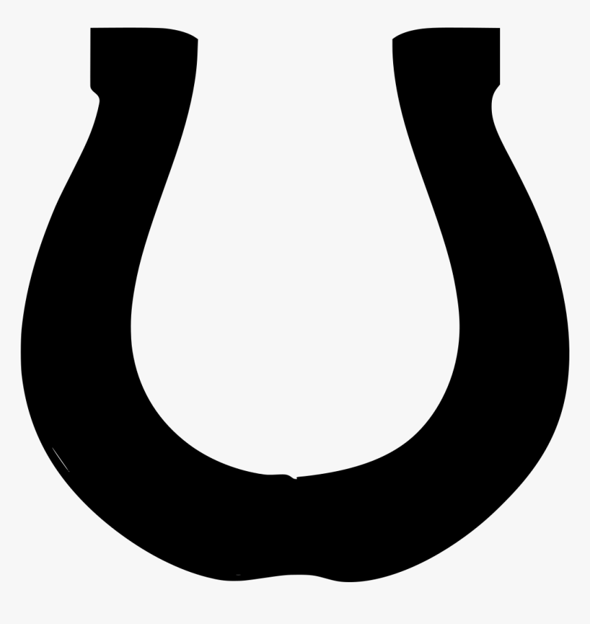 Horseshoe Silhouette Clip Art - Clip Art Horseshoe, HD Png Download, Free Download