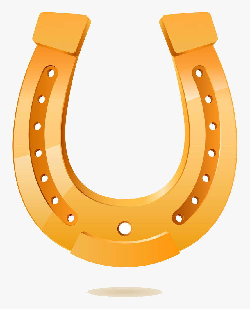 Horseshoe Clip Art Vector Free Clipart Images Transparent - Golden Horseshoes, HD Png Download, Free Download