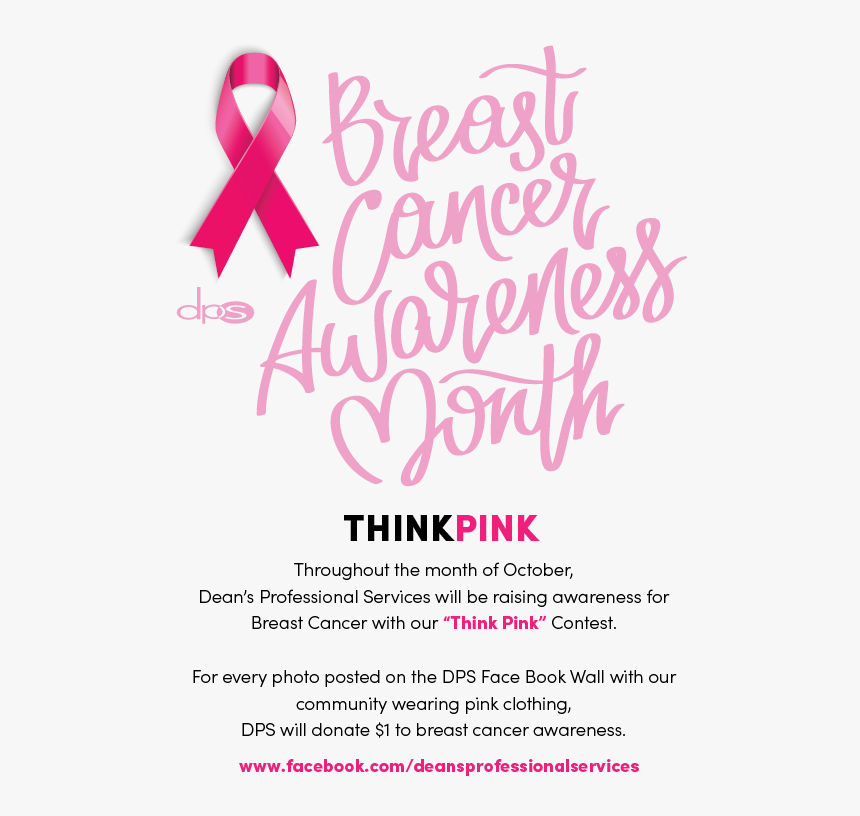 Full Page Think Pink - Poster, HD Png Download, Free Download