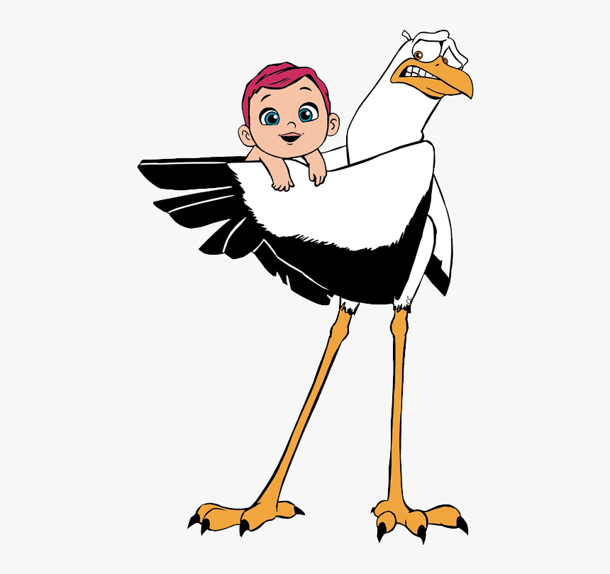 Storks Movie Clip Art - Storks Baby Coloring Page, HD Png Download, Free Download