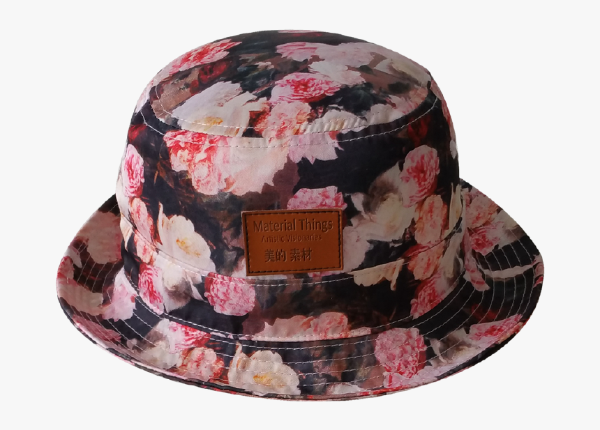 Fashion Printing Floral Pattern Bucket Hat Factory - Fedora, HD Png Download, Free Download