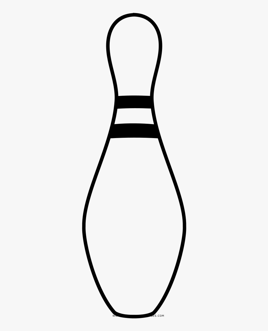 Bowling Pin Coloring Page - Bowling Pin Svg Free, HD Png Download, Free Download