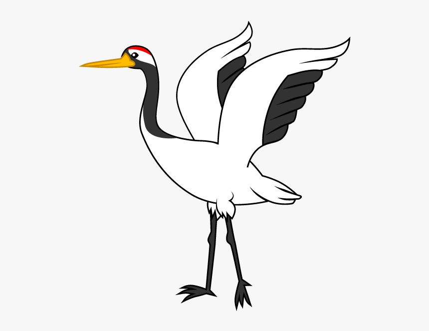 Transparent Crane Clipart - Crane Bird Clipart, HD Png Download, Free Download