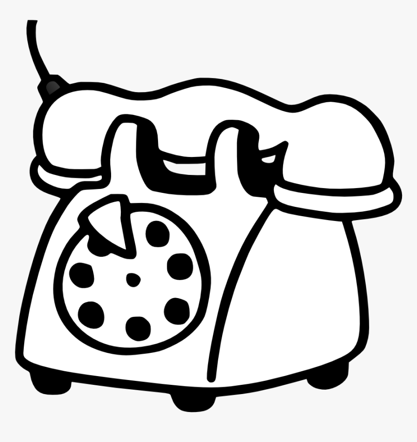 Telephone Clipart White Png - Atender Um Cliente Por Telefone, Transparent Png, Free Download
