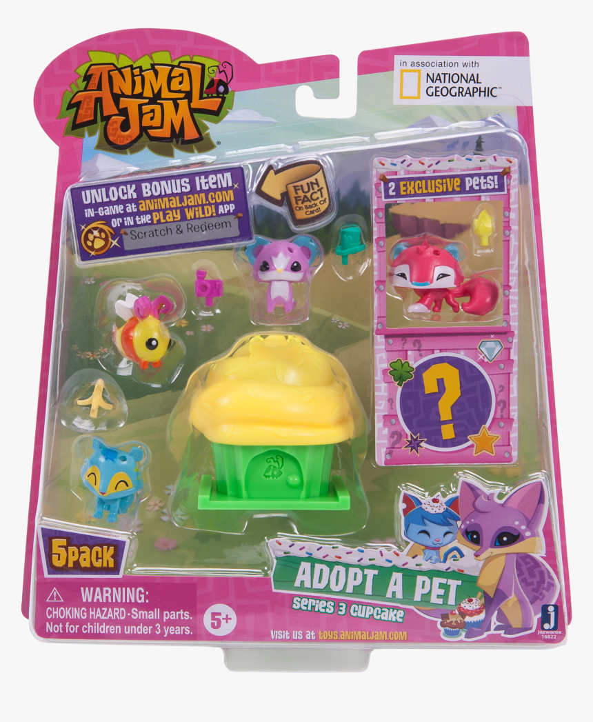 Animal Jam Adopt A Pet Multipack - Animal Jam Mini Figures, HD Png Download, Free Download