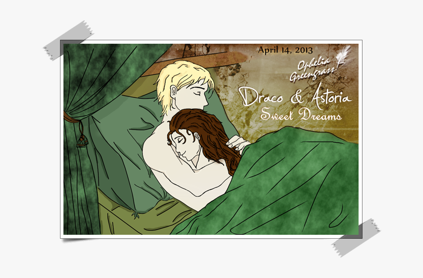 Draco Malfoy And Astoria Greengrass Fanart, HD Png Download, Free Download