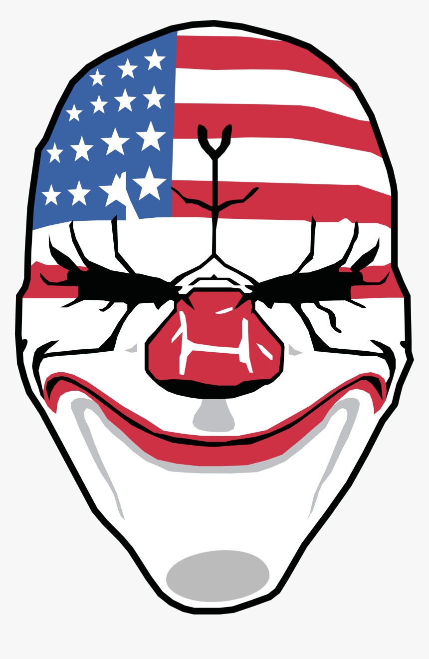 Payday 2 Mask Drawing, HD Png Download, Free Download