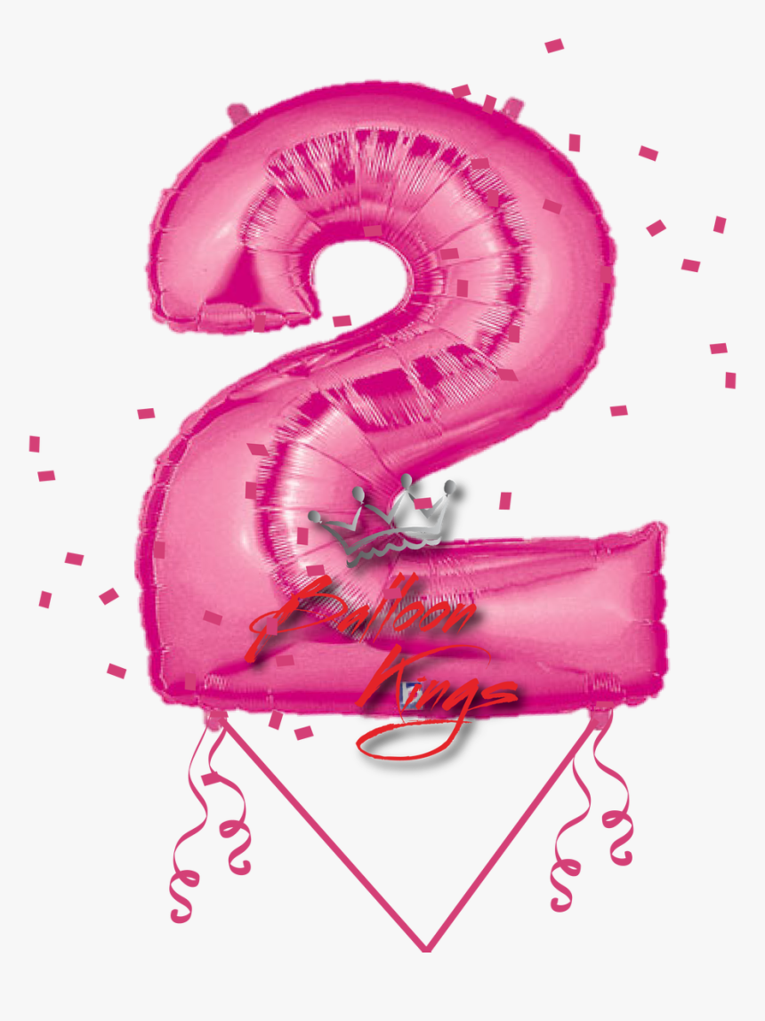 Number 2 Balloon Png, Transparent Png, Free Download