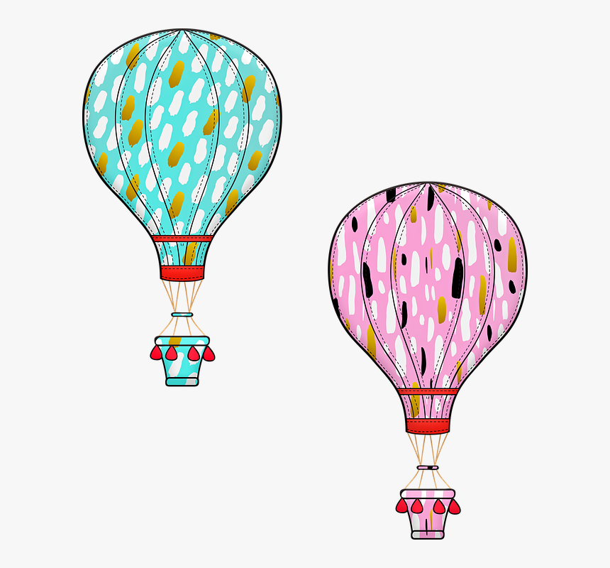 Hot Air Balloons, Mink And Pink, Balloon Riding - Hot Air Balloon, HD Png Download, Free Download