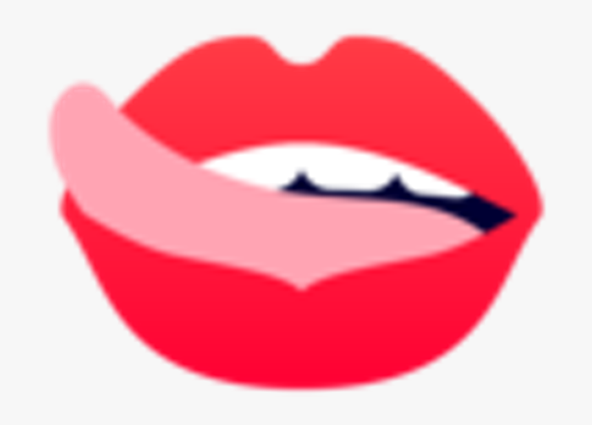 Tongue Lip Emoji Transparent, HD Png Download, Free Download