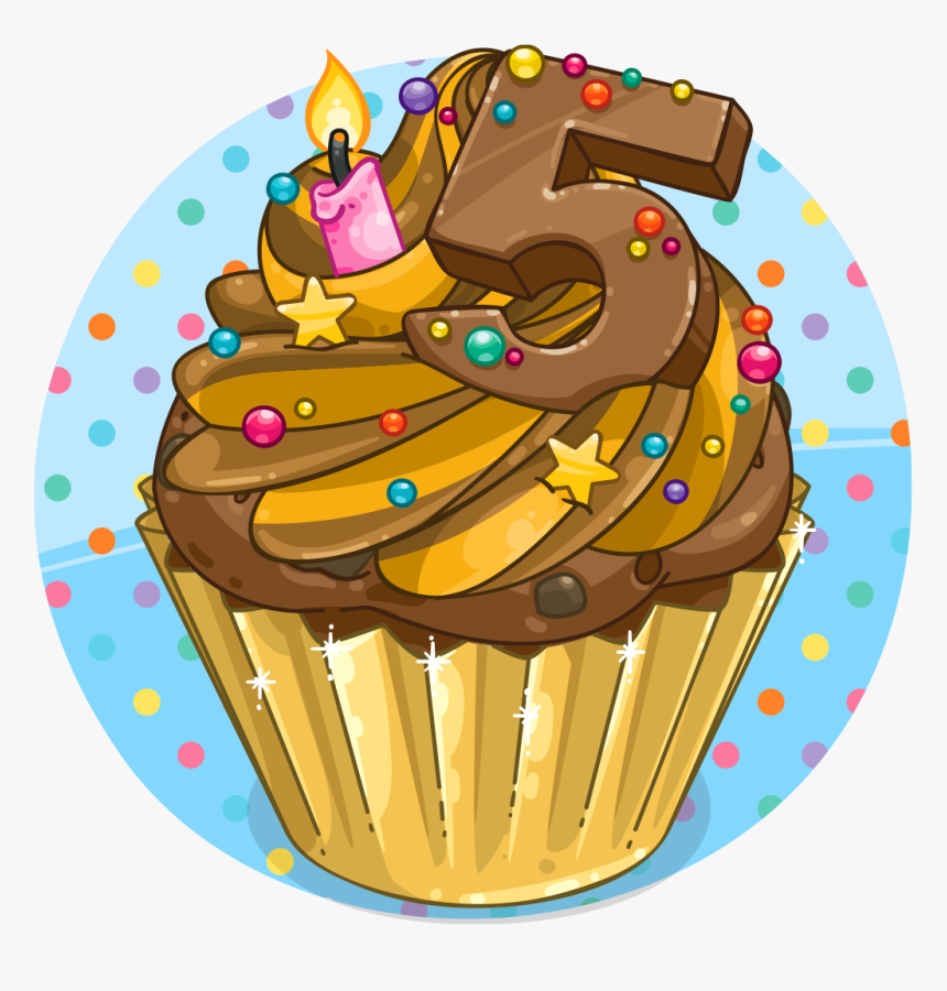 Super Birthday Cupcake - Cupcake, HD Png Download, Free Download