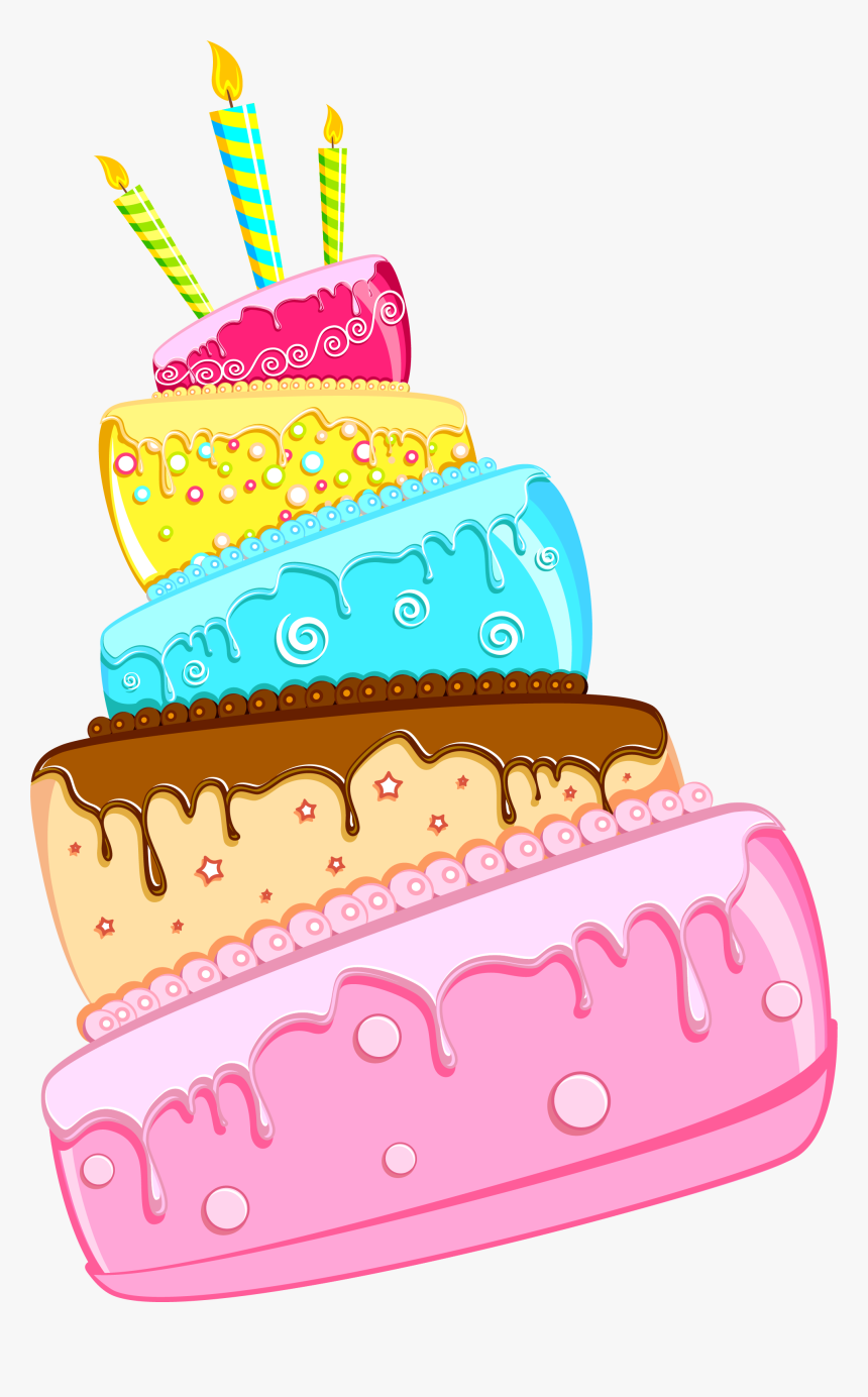 Birthday Cake Hd Sticker Png, Transparent Png, Free Download