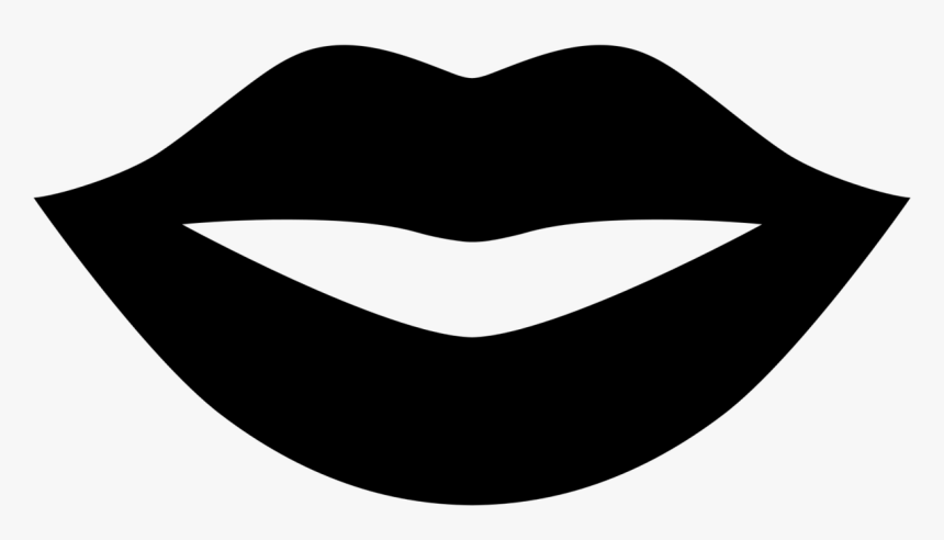 Art,black And - Smiling Lips Clipart Black And White, HD Png Download, Free Download