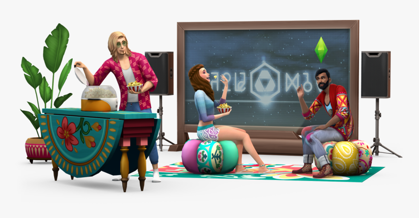 Sims 4 Movie Hangout Stuff, HD Png Download, Free Download
