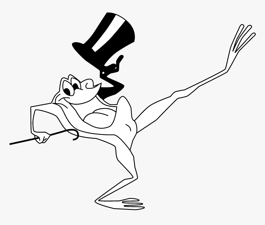 Warner Bros Michigan J Frog Logo Black And White - Michigan J Frog Outline, HD Png Download, Free Download