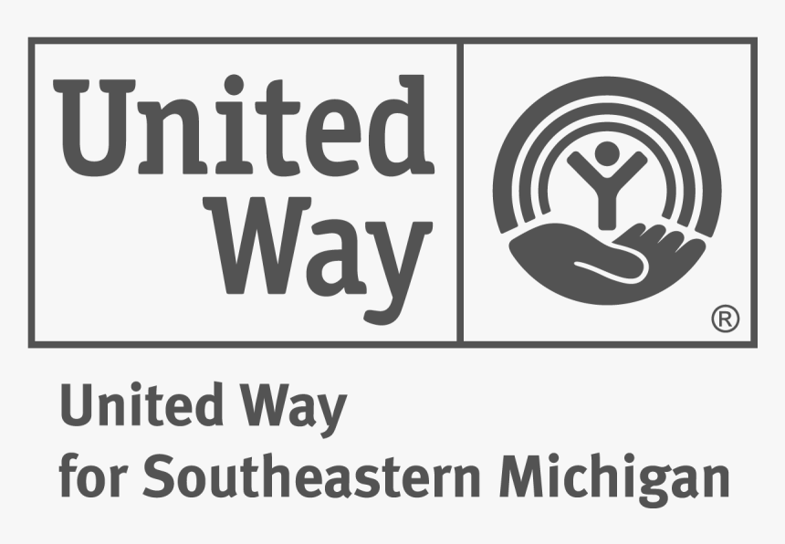 United Way Southeastern Michigan Black Logo, HD Png Download, Free Download