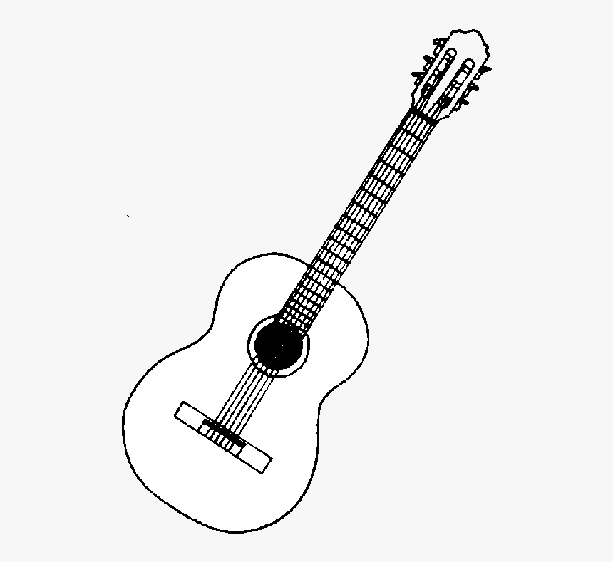 Guitar Electric Clipart Black And White Free Transparent - Guitar Clipart Black And White, HD Png Download, Free Download